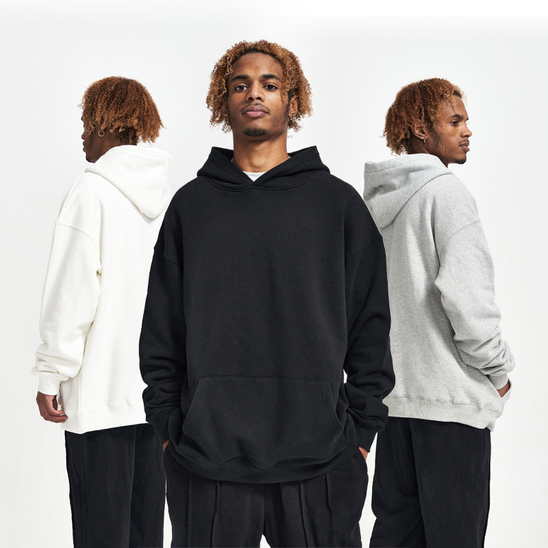 fleece hooded sweatshirt
